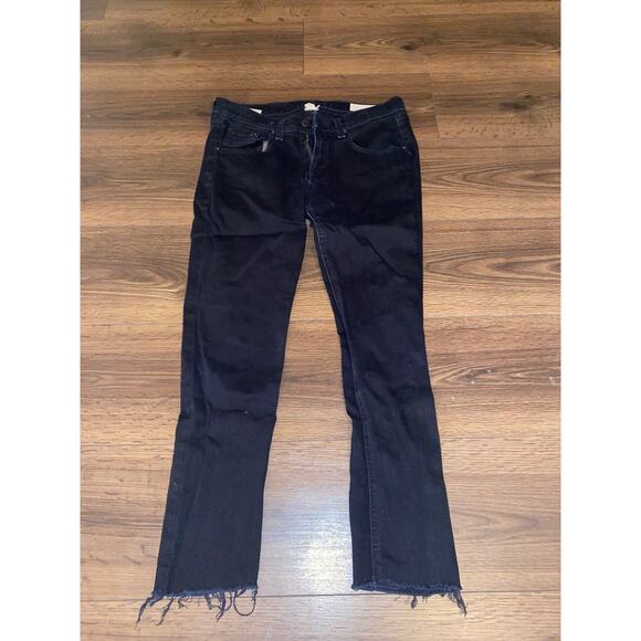Rag & Bone Distressed Skinny Jeans Women’s Size 28 Dark Wash Stretch Denim - Picture 13 of 13